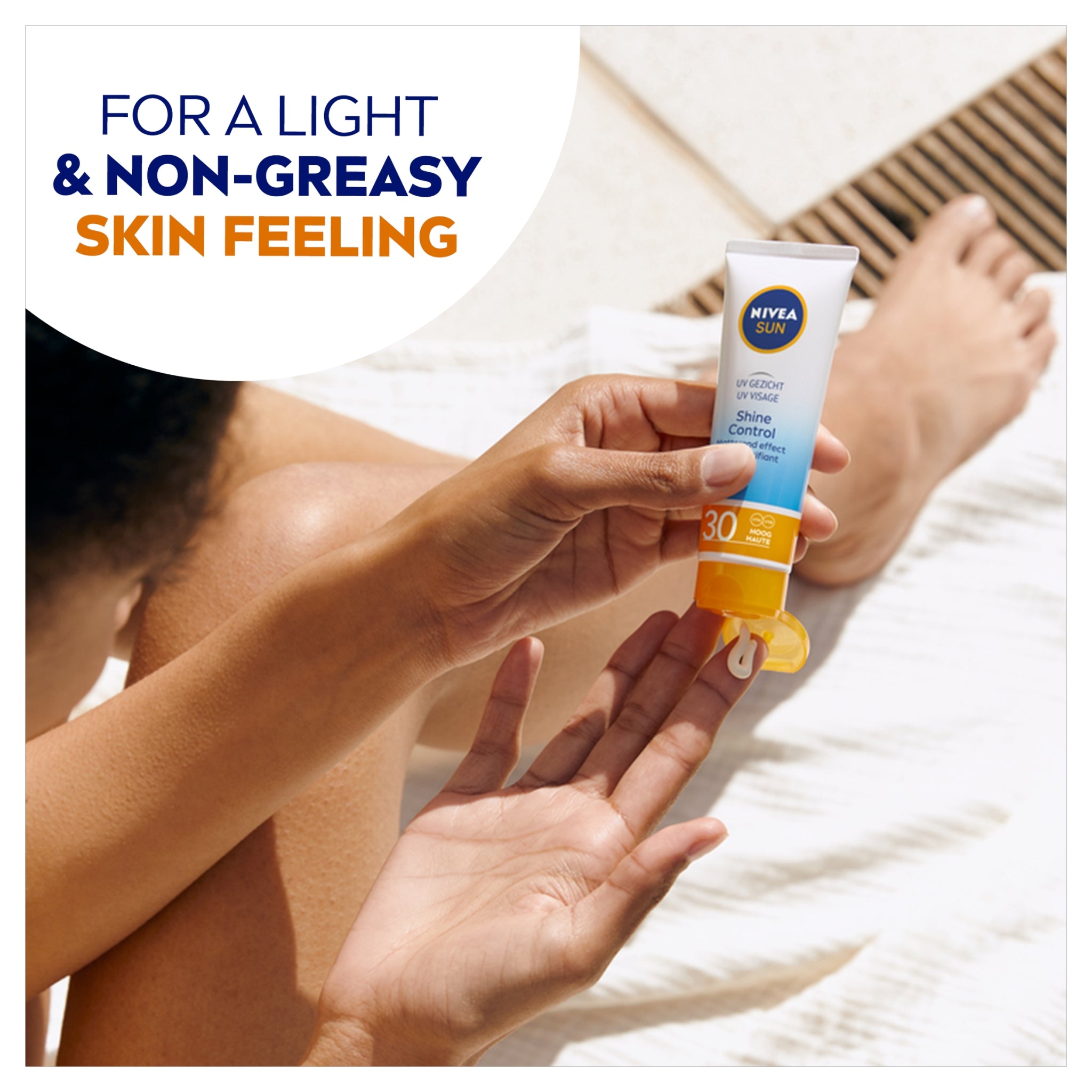 Nivea Gesichtssonnencreme Glanz Kontrolle SPF 30 – 50 Ml, Mattierend, Für Empfindliche Haut