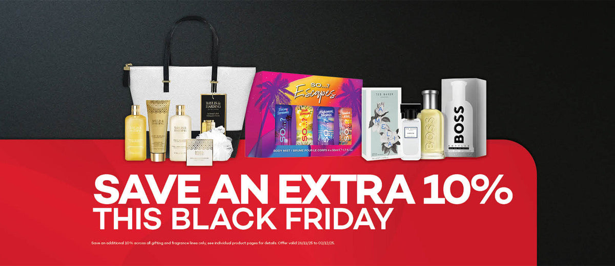 Save an extra 10% on fragrances and gifting this black friday