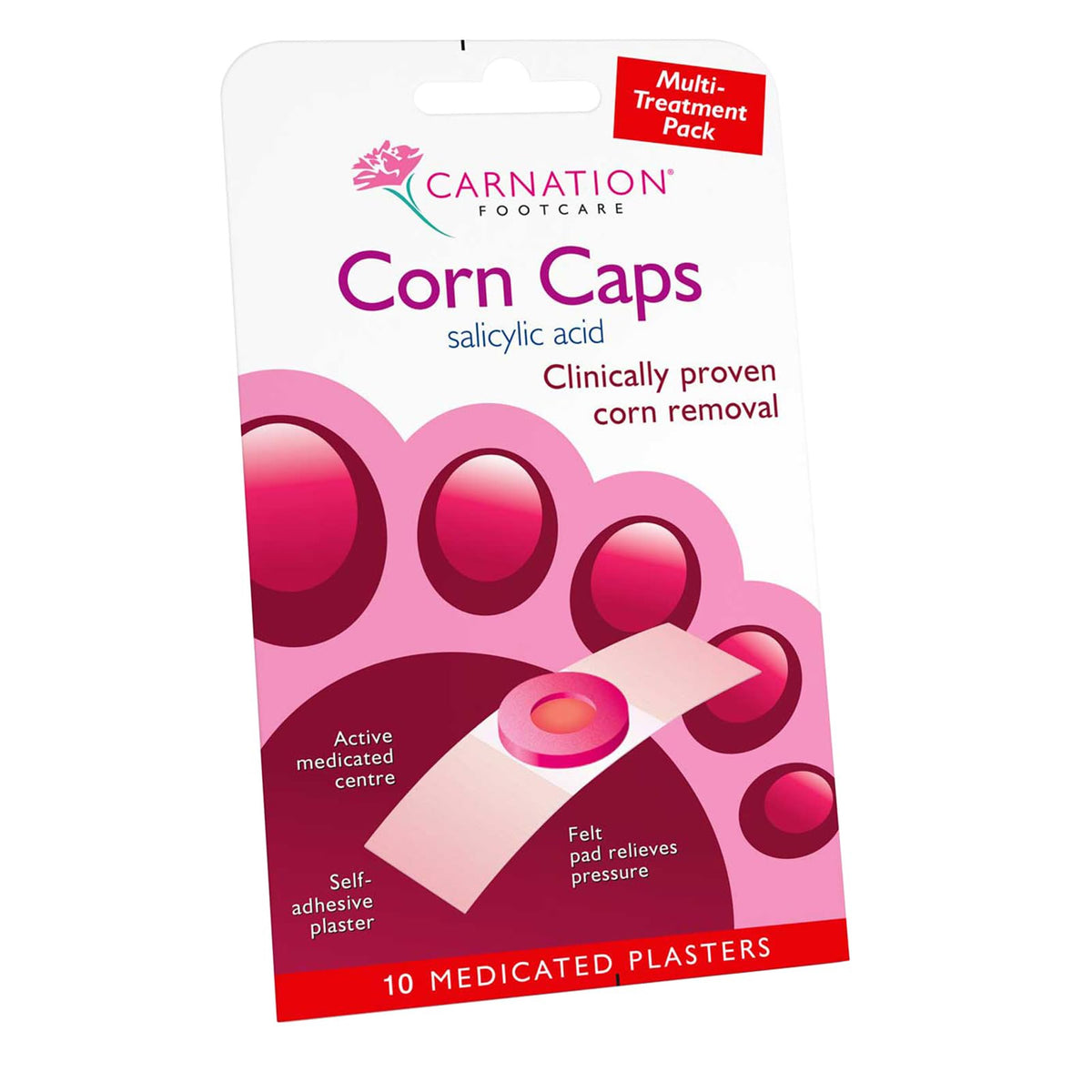 Corn Capsule Carnation Corn Caps - 10 Pack | Footcare – Rowlands Online Pharmacy