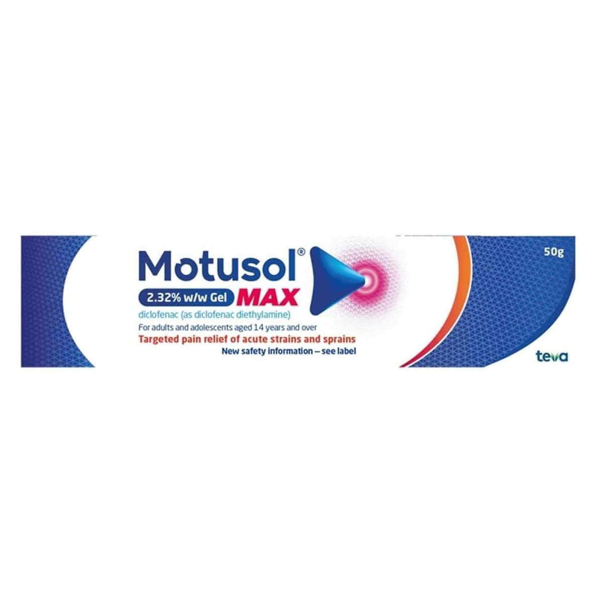 Motusol Max 2.32% Gel 50g | Pain Relief & Painkillers – Rowlands Online ...