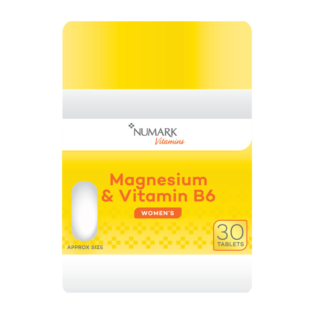 Numark Magnesium & Vitamin B6 Tablets - 30 Tablets | Vitamins and ...