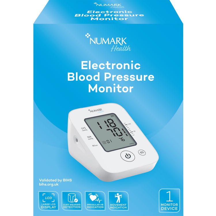 Numark Electronic Blood Pressure Monitor | Electrical Medical ...