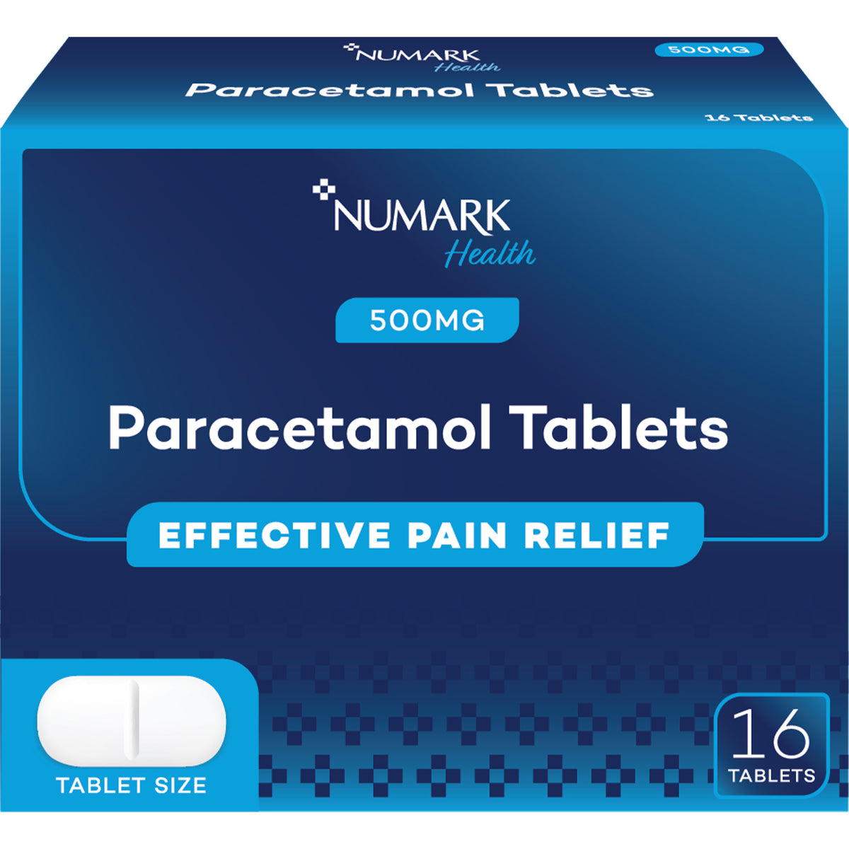 Numark Paracetamol 500mg Tablets (Caplets) - 16 Tablets | Pain Relief ...