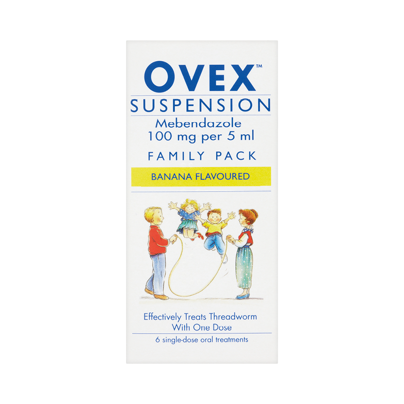 Ovex Suspension 30ml | Childrens Medicines – Rowlands Online Pharmacy
