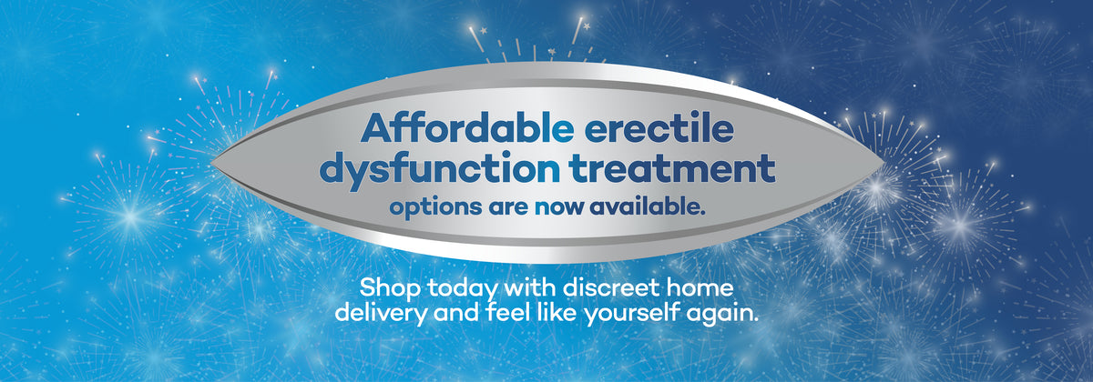 Affordable erectile dysfunction treatment options now available. Shop today with discreet home delivery and feel like yourself again.