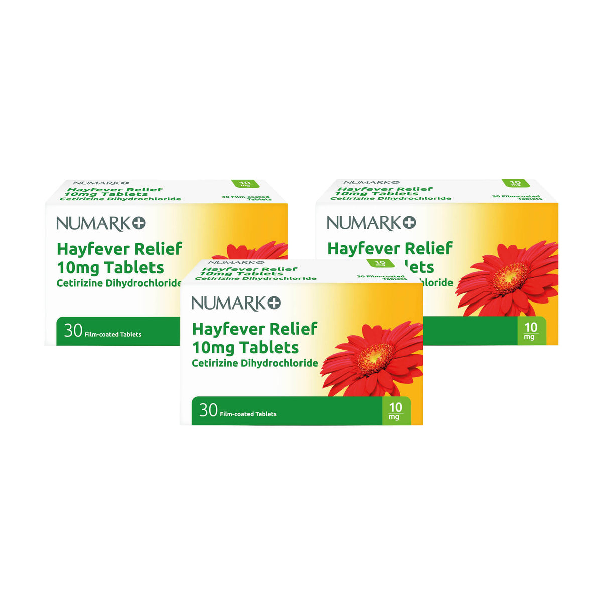Numark Allergy Relief 10mg Tablets (Cetirizine) - 3 x 30 Tablets (3 ...