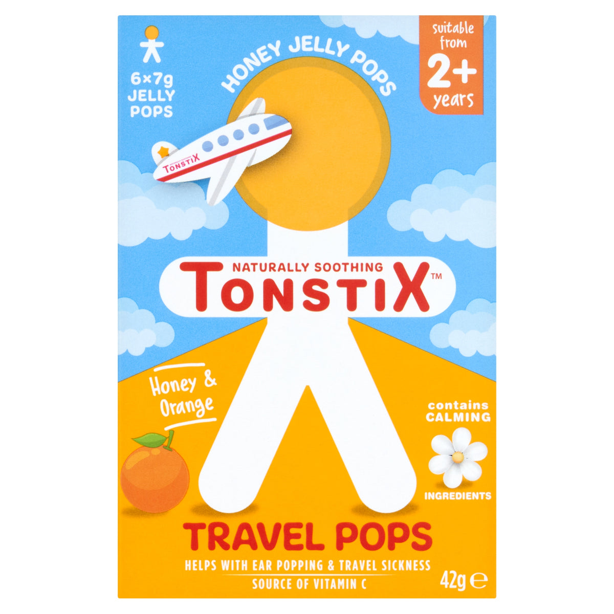 Tonstix Honey & Orange Honey Jelly Pops 6 x 7g (42g) Suitable from 2 ...