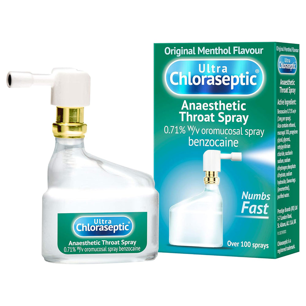 Ultra Chloraseptic Anaesthetic Throat Spray Original Menthol Flavour ...